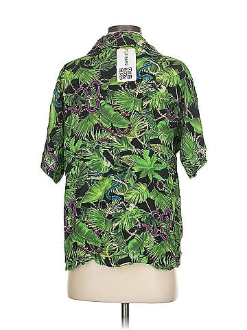 DG^2 by Diane Gilman Vibrant Tropical Print Button-Down Shirt (view 2)