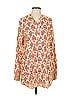 Natalie Martin 100% Rayon Paisley Ivory Long Sleeve Blouse Size S - photo 1