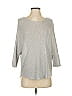 Assorted Brands Metallic Silver Pullover Sweater Size S - photo 1
