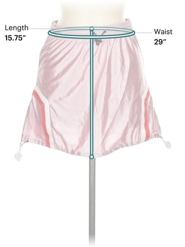 Assorted Brands 100% Polyester Pink Casual Skirt Size M