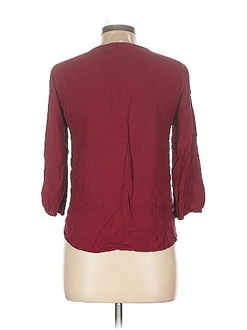 Pink Rose 3/4 Sleeve Blouse (view 2)