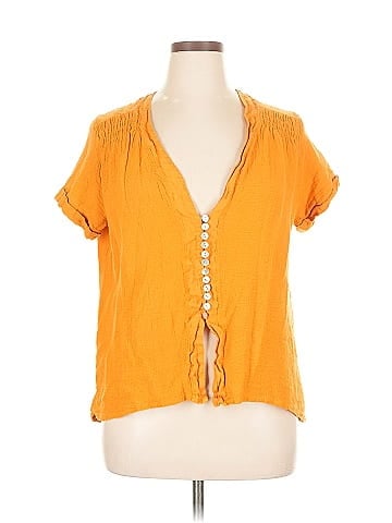 MADE IN ITALY Short Sleeve Blouse (view 1)