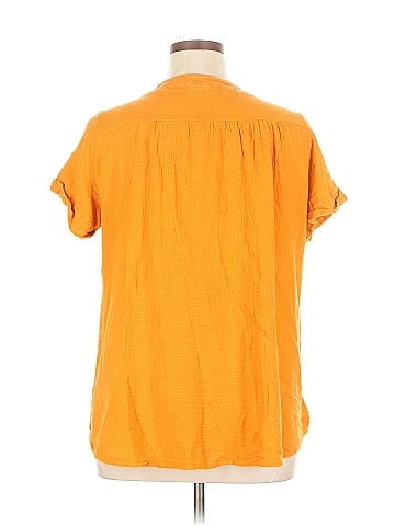 MADE IN ITALY Short Sleeve Blouse (view 2)