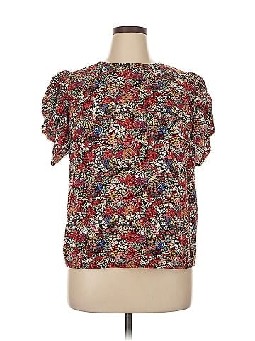 Shein Curve Short Sleeve Blouse (view 1)