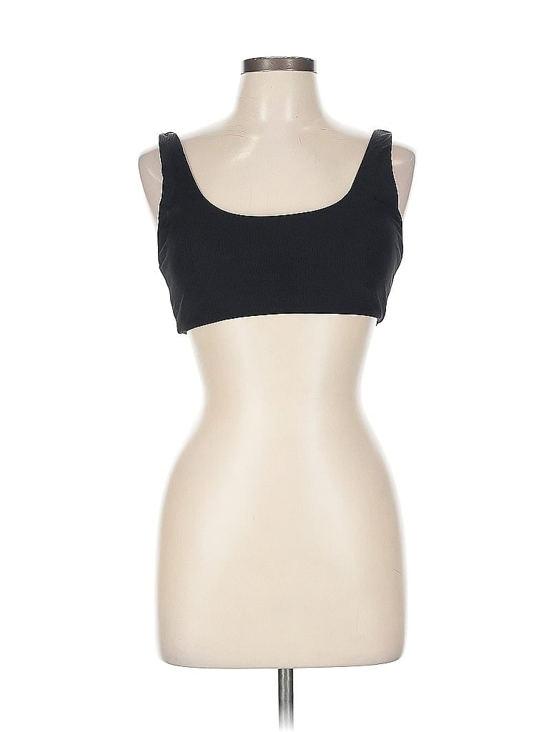 Pre-owned Unbranded Sports Bra In Black