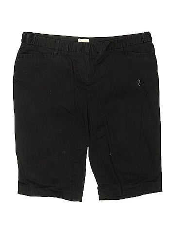 Laundry by Shelli Segal Chic Black Dressy Laundry Shorts (view 1)