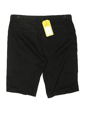Laundry by Shelli Segal Chic Black Dressy Laundry Shorts (view 2)