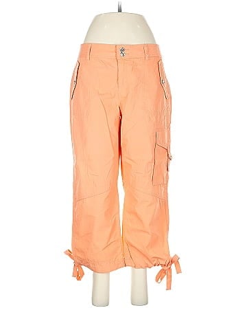 American Living Orange Cotton Cargo Pants, Comfortable (view 1)