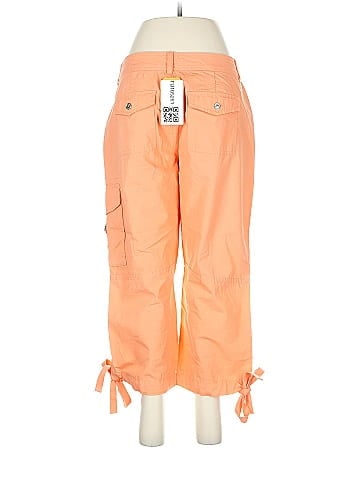American Living Orange Cotton Cargo Pants, Comfortable (view 2)