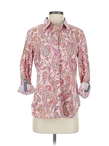 Tommy Hilfiger 3/4 Sleeve Button-Down Shirt (view 1)
