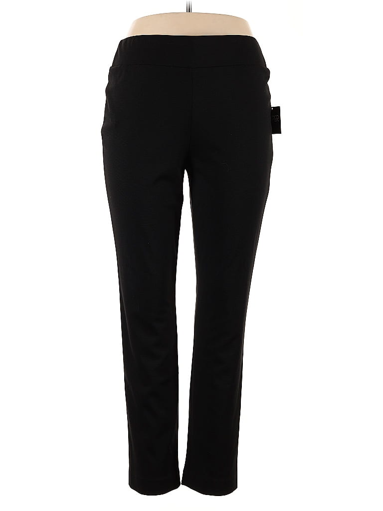 Kasper Black Active Pants Size 12 - photo 1