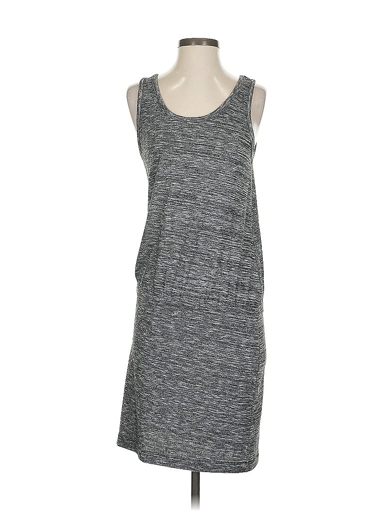 Pre-owned Lou & Grey Casual Dress In Gray