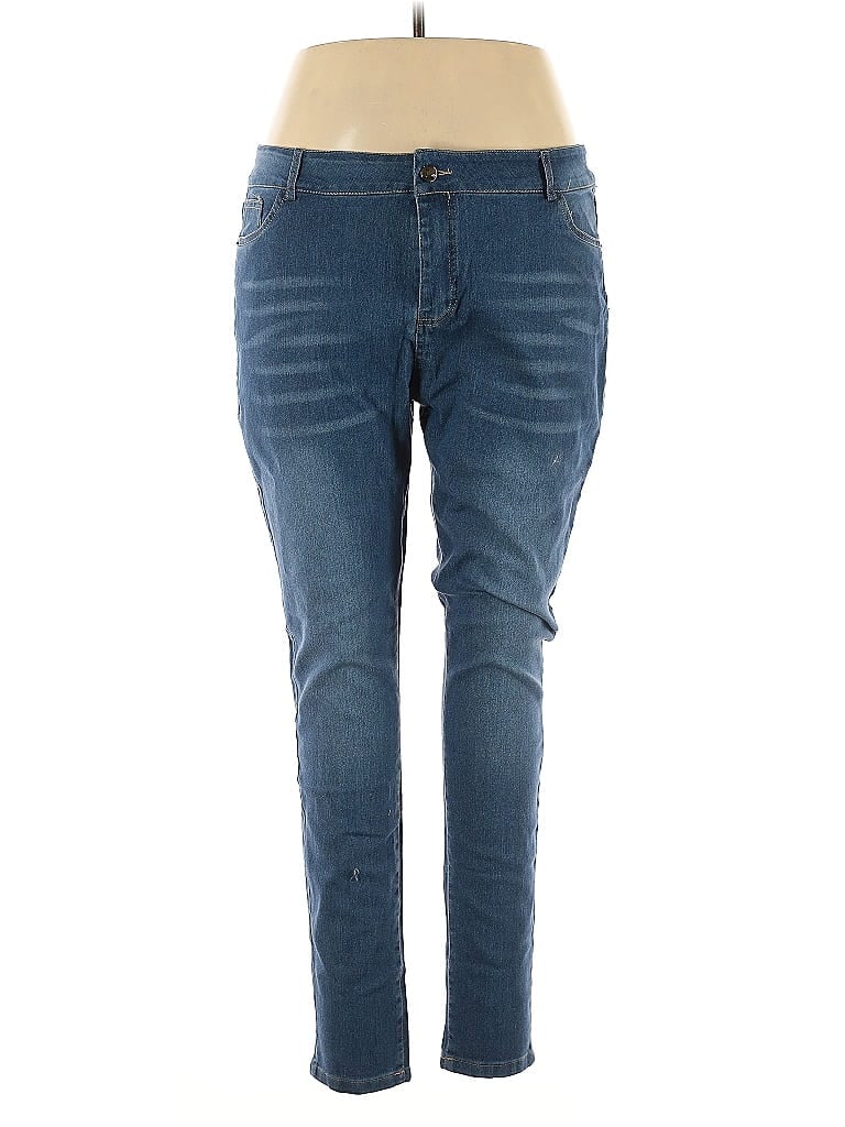 Pre-owned Unbranded Jeans In Blue