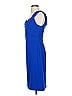 Eva Franco 100% Polyester Solid Blue Cocktail Dress Size 4 - photo 5