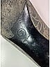 Chanel Metallic Floral Graphic Gray Vintage Pumps Size EU 39 - photo 7