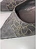 Chanel Metallic Floral Graphic Gray Vintage Pumps Size EU 39 - photo 3