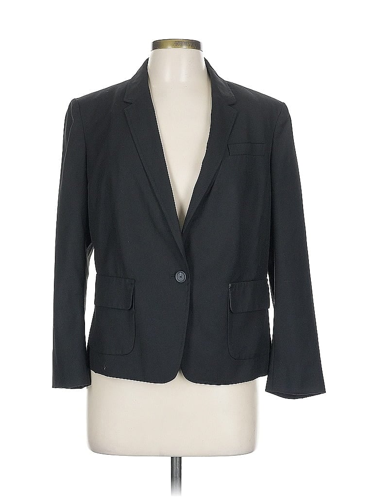 Pre-owned Ann Taylor Loft Blazer Jacket In Gray