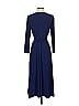 Kasper Solid Blue Casual Dress Size XS - photo 2