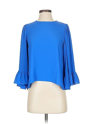 Zara Basic 3/4 Sleeve Blouse (view 1)