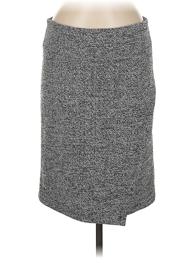 Pre-owned Ann Taylor Loft Outlet Casual Skirt In Gray