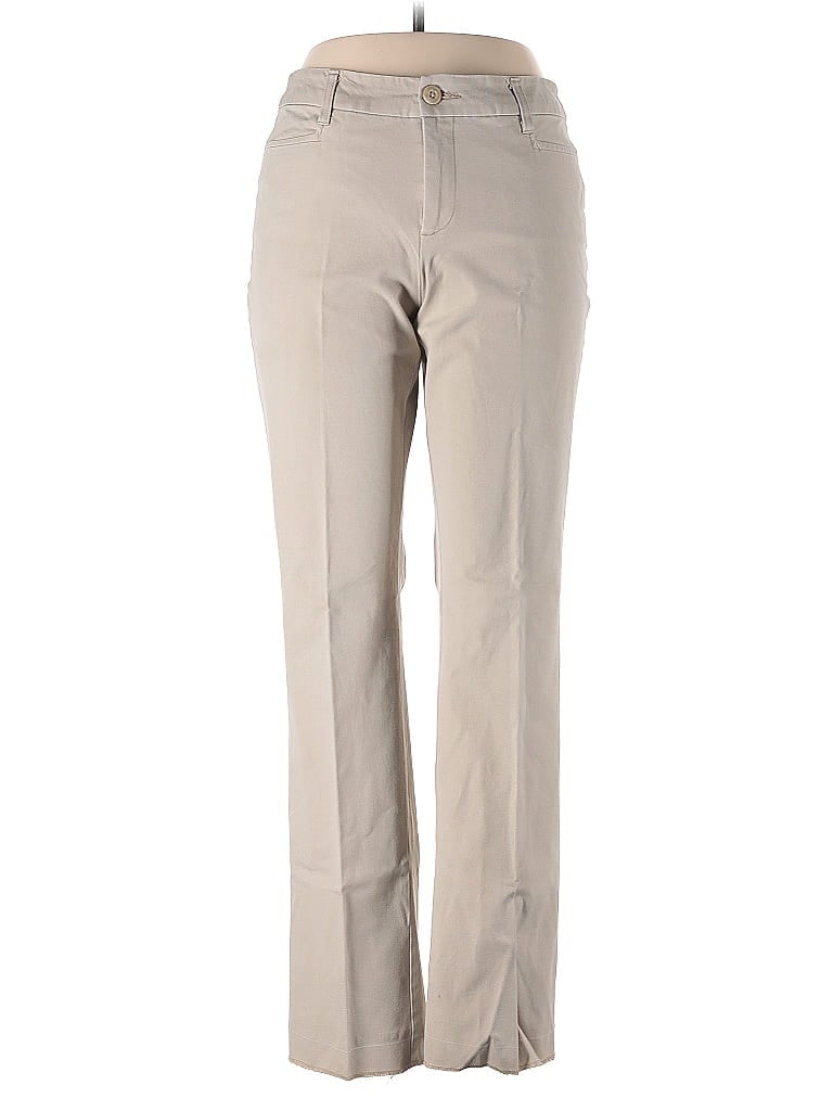 St. John's Bay Tan Dress Pants Size 10 - photo 1