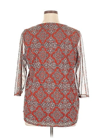 Notations 3/4 Sleeve Blouse (view 2)