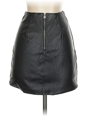 Hollister Faux Leather Skirt (view 2)