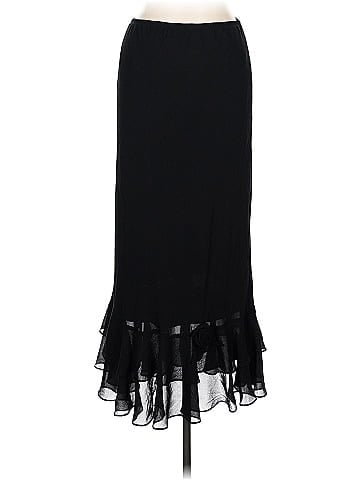 MSK Elegant Black Skirt with Ruffles (view 1)