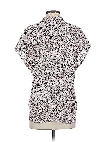 Club Monaco Short Sleeve Silk Top (view 2)