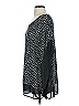 August Silk Black 3/4 Sleeve Blouse Size S - photo 5