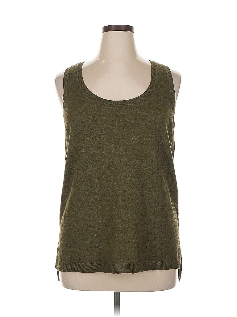 Click to view more detailed imagery on our partner's website Pre-owned Modern Soul Sweater Vest In Green