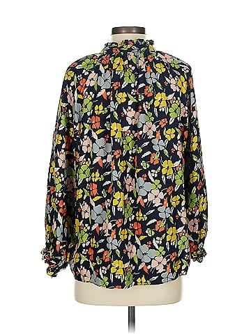 The Great. Long Sleeve Silk Top (view 2)
