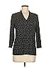 Quince Black 3/4 Sleeve T-Shirt Size M - photo 1