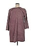LOGO by Lori Goldstein 100% Cotton Burgundy Purple 3/4 Sleeve Top Size XL - photo 2