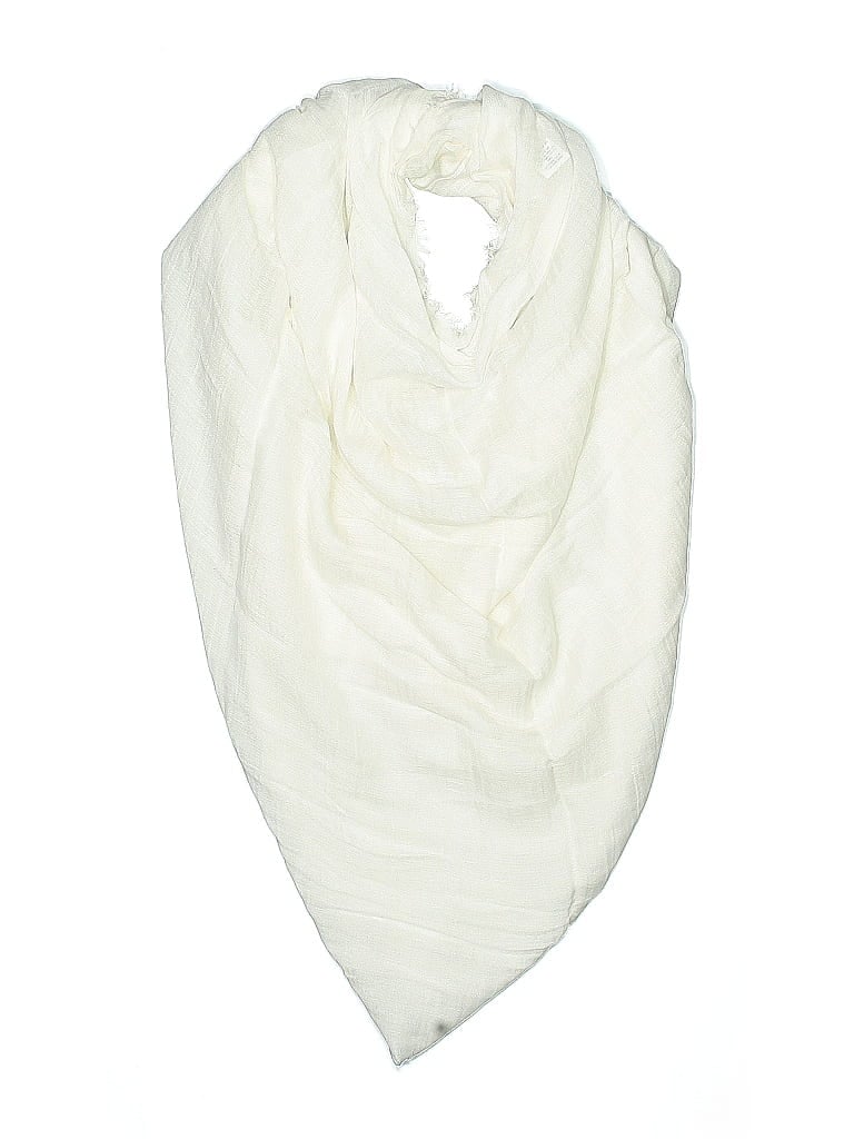 Pre-owned Assorted Brands Scarf In White