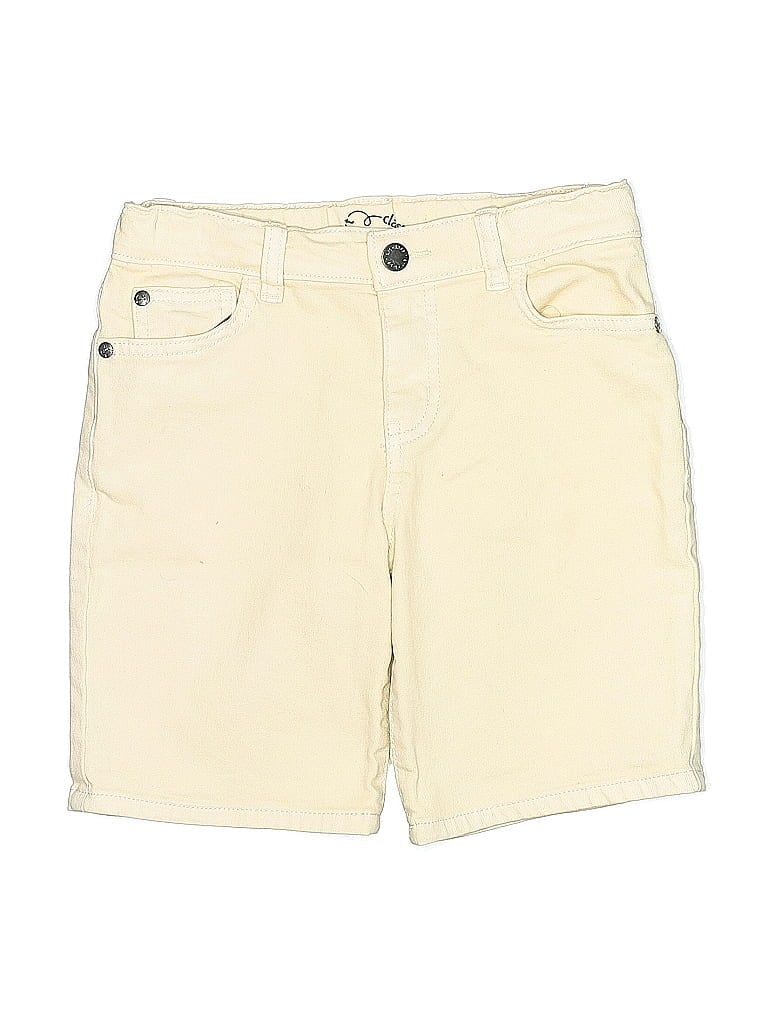 Pre-owned Athleta Kids' Khaki Shorts In Yellow