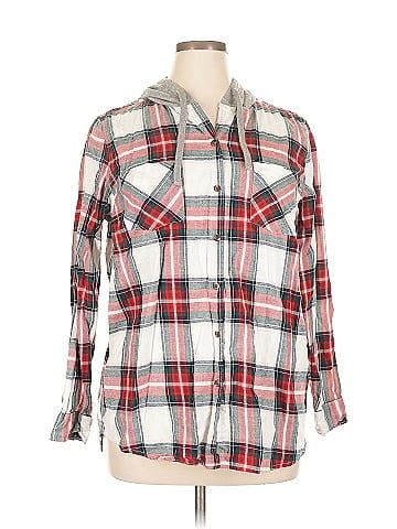 Natural Reflections Long Sleeve Button-Down Shirt (view 1)