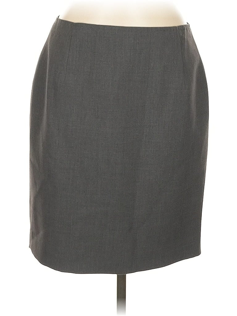 Pre-owned T Tahari Formal Skirt In Gray