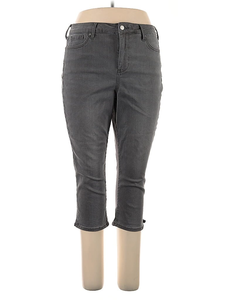 Pre-owned Curves 360 By Nydj Jeans In Gray