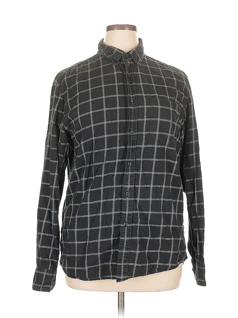 Click to view more detailed imagery on our partner's website Pre-owned Uniqlo Long Sleeve Button Down Shirt In Gray