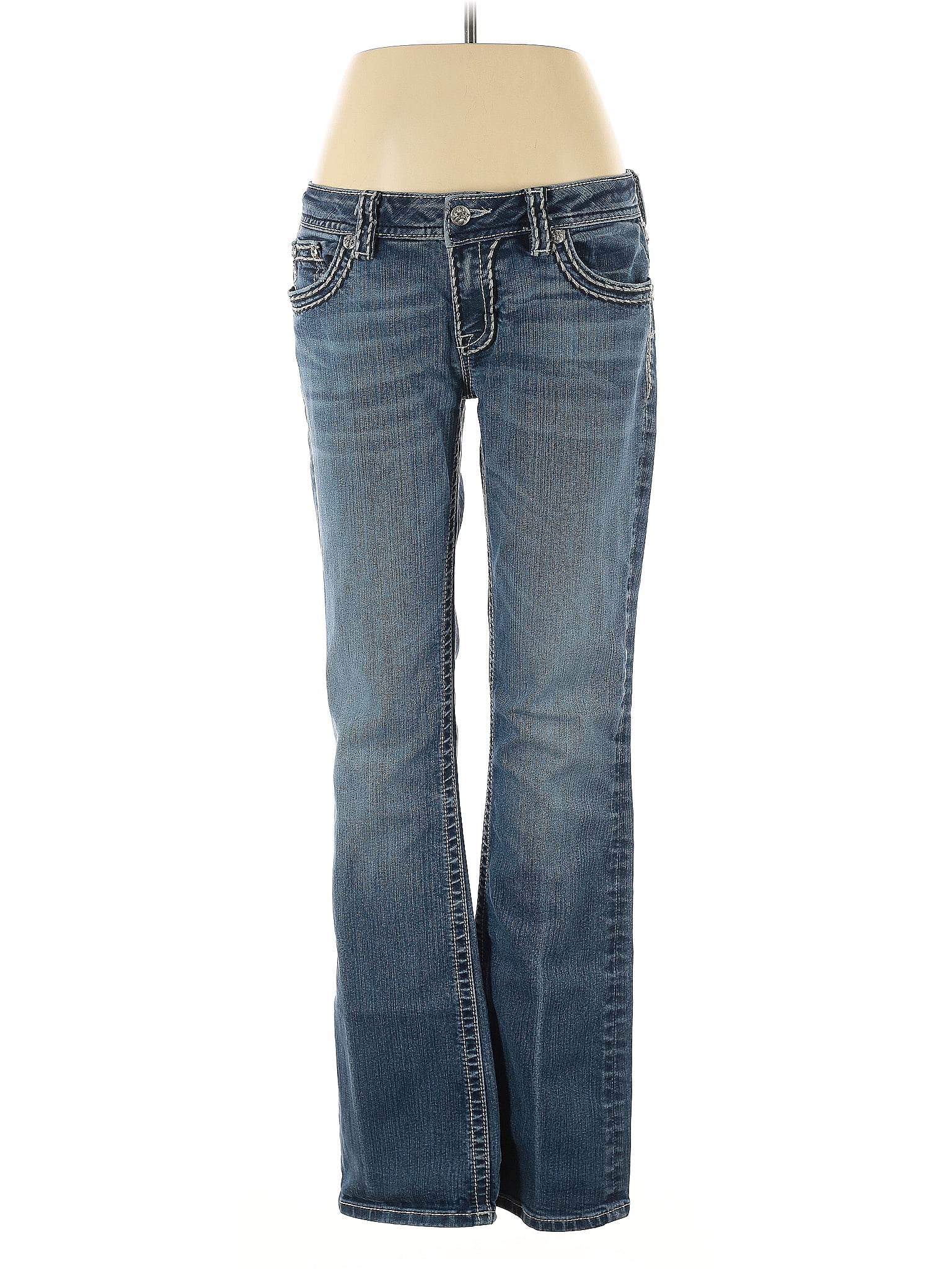 Miss Me Silver Jeans Size 32 waist