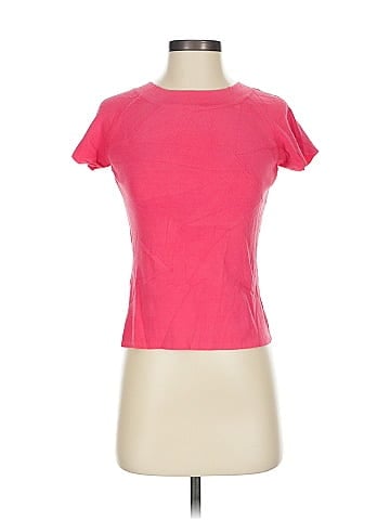 Joseph A. Casual Pink Short Sleeve T-Shirt Knit  (view 1)