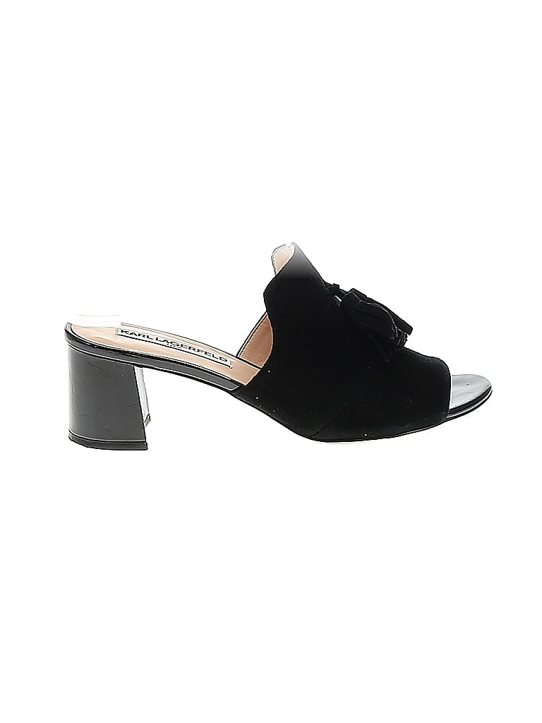 Karl Lagerfeld Paris Black Sandals Size 7 1/2 - photo 1
