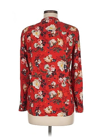 The Kooples Long Sleeve Silk Top (view 2)