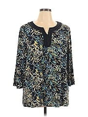 Jm Collection 3/4 Sleeve Blouse