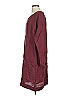 Flax 100% Linen Burgundy Casual Dress Size S - photo 4