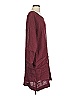 Flax 100% Linen Burgundy Casual Dress Size S - photo 3