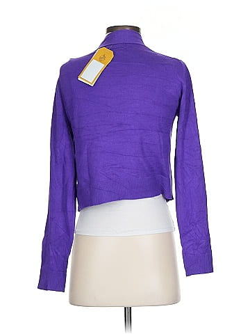 Eclectic Purple Eclectic Cardigan for Layering (view 2)