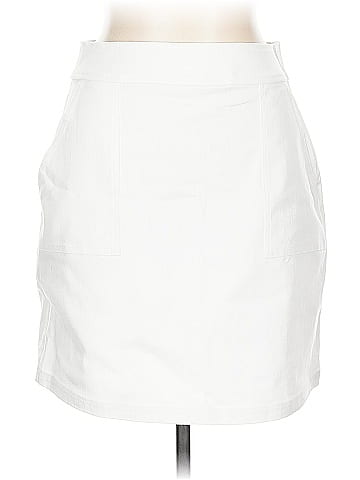 Veronica M. Faux Leather Skirt (view 1)
