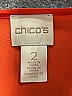 Chico's 100% Polyester Orange 3/4 Sleeve Blouse Size L - photo 7
